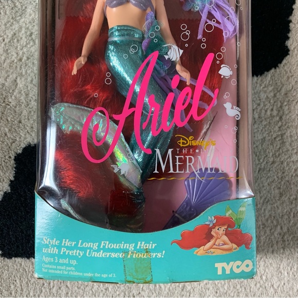 🚫SOLD•E✝️SY🚫 Vintage 91-92 Little Mermaid ‘Eric & Ariel’ Dolls - Picture 4 of 13